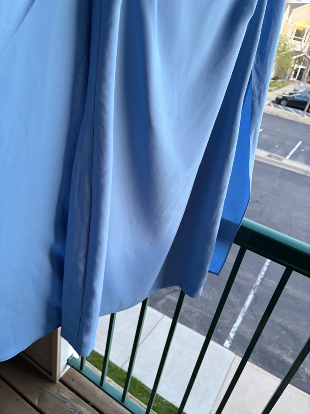 🆕✨ Lauren Ralph Lauren Blue Mini Dress Elegant Cocktail Party Bridal Size 6 - Picture 10 of 17